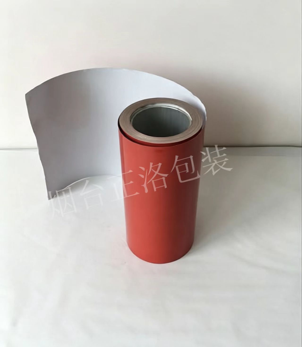 red/white coated aluminium foil roll for